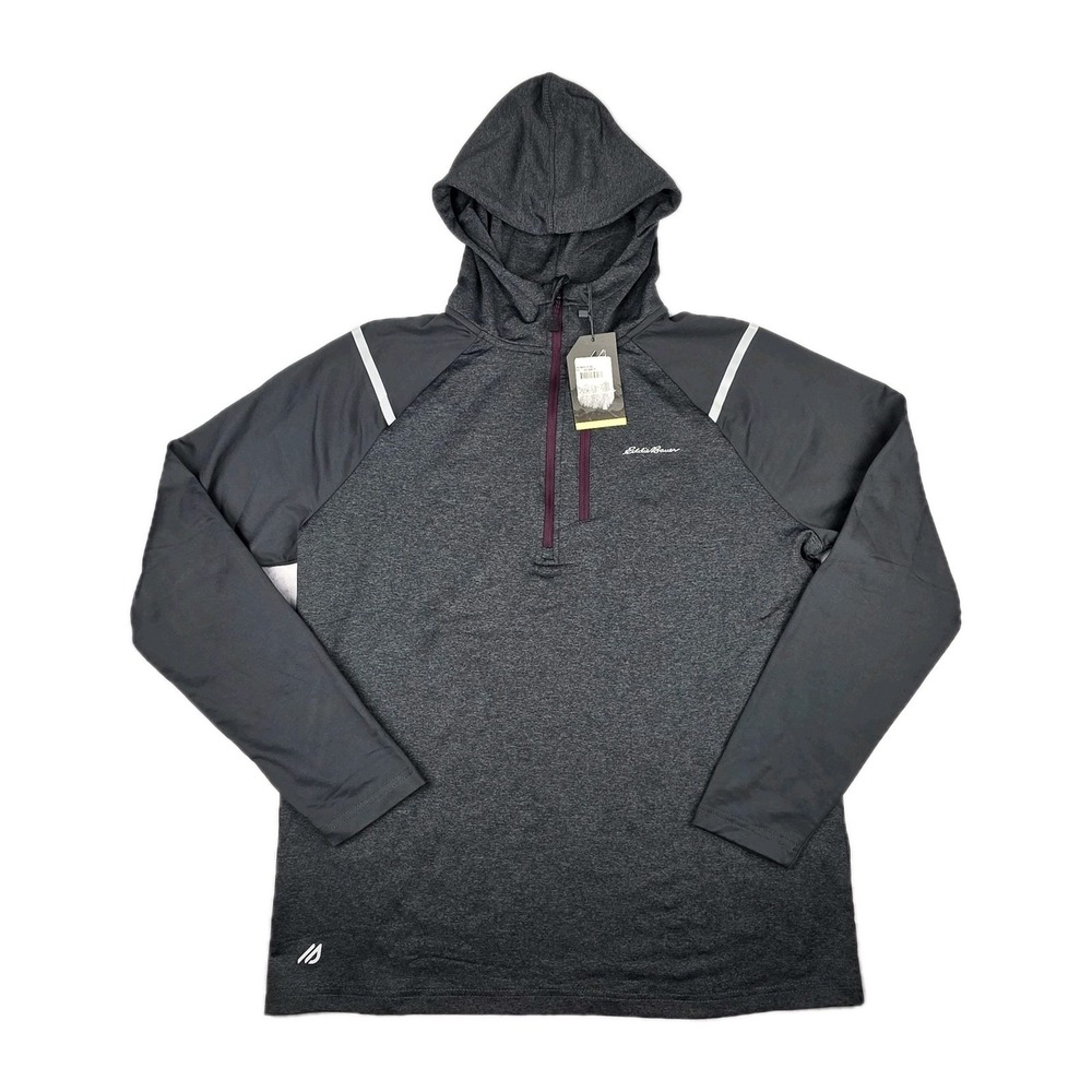 New Eddie Bauer‎ Hoodie Mens Large Motion Long Sleeve Pullover Activewear NWT